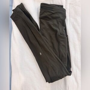 Lululemon Fast and Free Leggings 
Size 2
Color is army green
